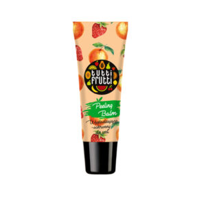 TUTTI FRUTTI Orange & Strawberry smoothing & protecting lip peeling balm with fruits oils