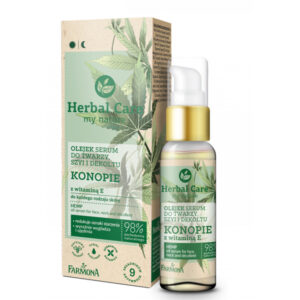 HERBAL CARE Hemp oil serum with vitamin E for face