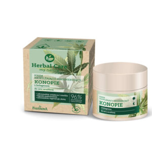 HERBAL CARE Hemp moisturizing & regenerating cream with collagen for sensitive skin day/night