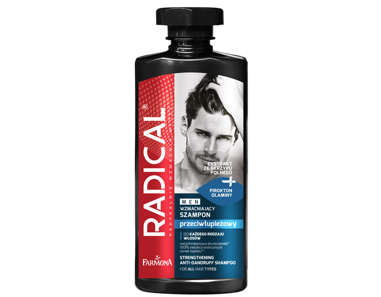 RADICAL Kõõmavastane meeste šampoon 400ml