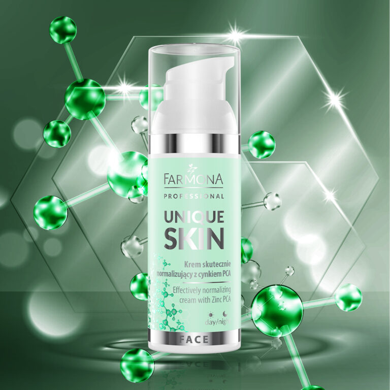 UNIQUE SKIN Effectively normalizing cream with Zinc PCA 50ml