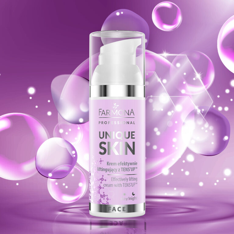 UNIQUE SKIN Effectively lifting cream with TENS’UP 50ml 