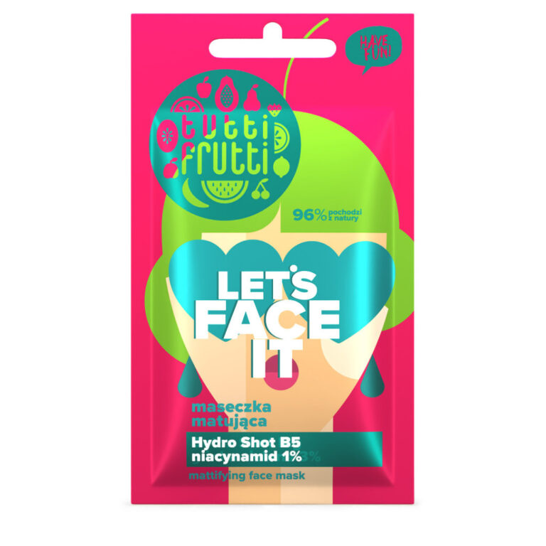 TUTTI FRUTTI Niatsiinamiidiga matistav näomask 1% + Hydro Shot B5 7gr