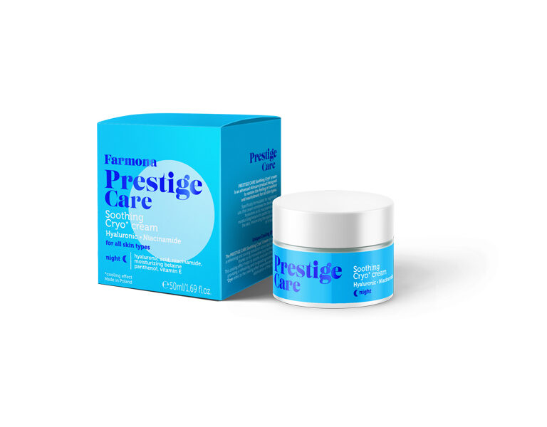 PRESTIGE CARE Soothing Cryo night cream Hyaluronic & Niacinamide 50ml 
