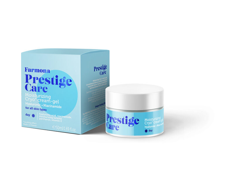 PRESTIGE CARE Moisturizing Cryo day cream-gel Hyaluronic & Niacinamide 50ml